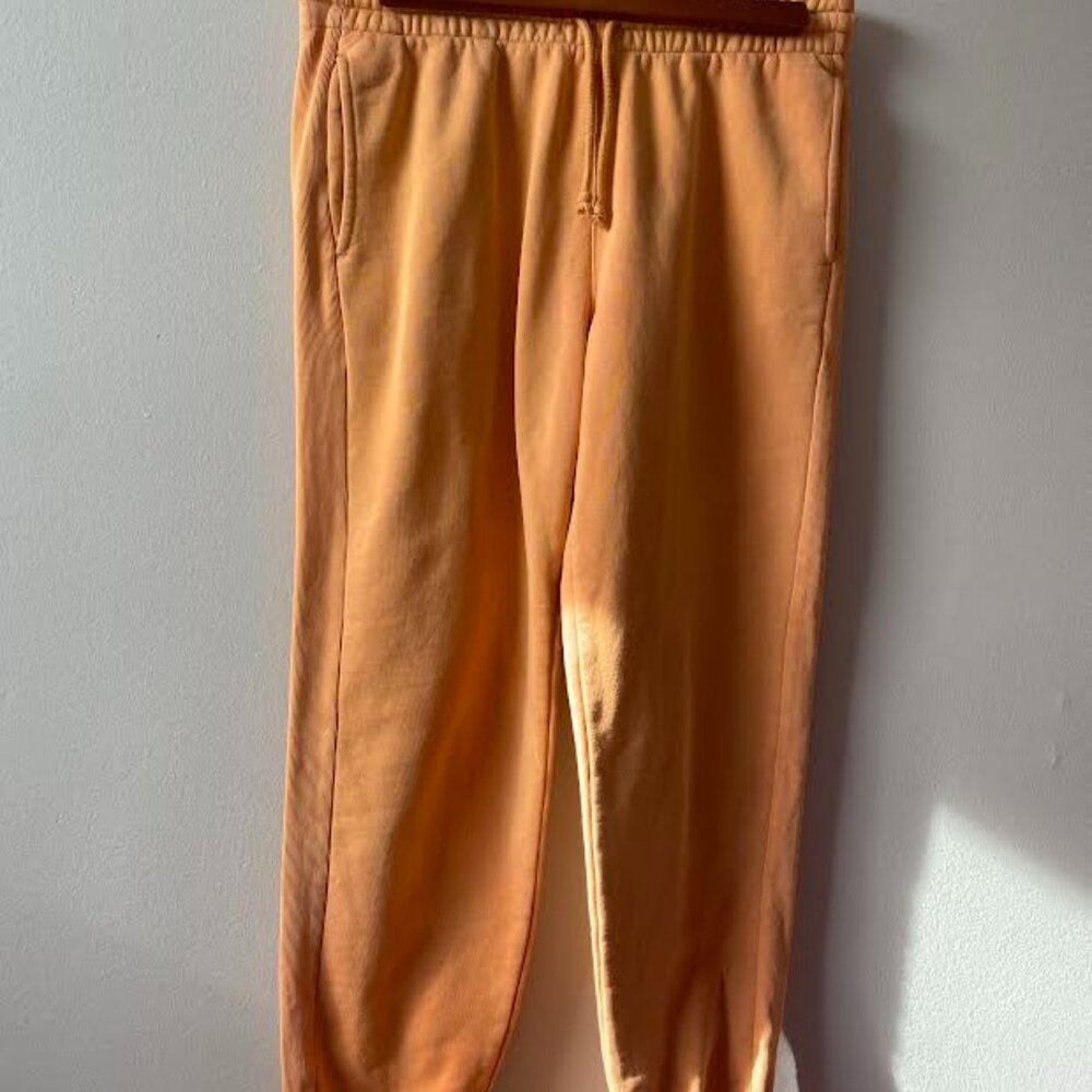 Aritzia - Orange - TNA - Sweatfleece Sweatpants - Size Medium